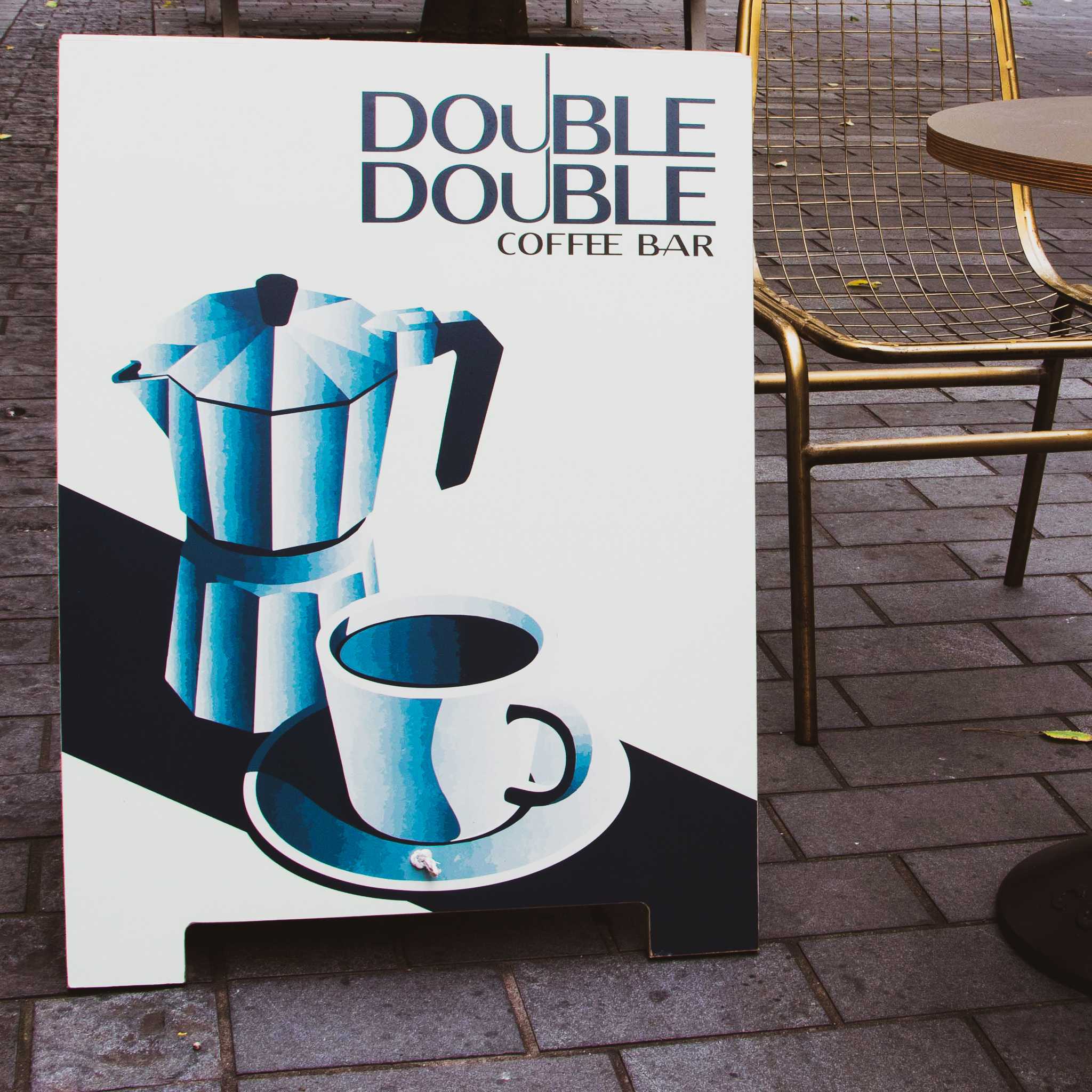 DoubleDouble sandwich board